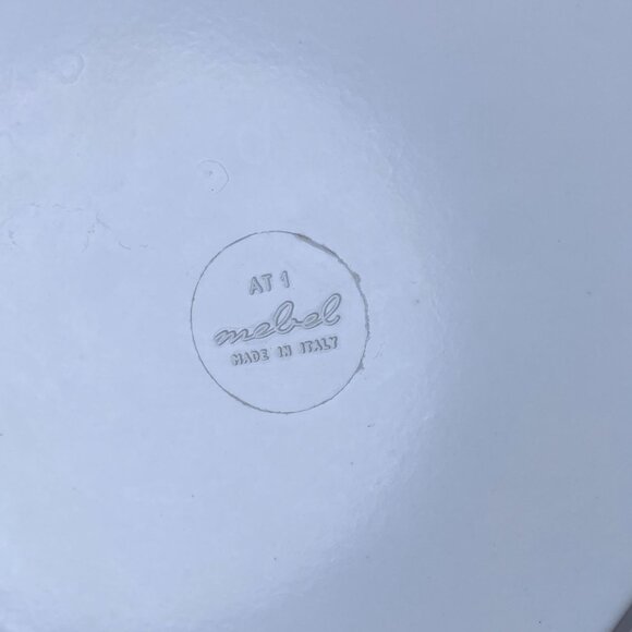 Set of 2 Mebel Melamine Botanical Floral Trays Snack Trinket Made in Italy - Picture 6 of 12